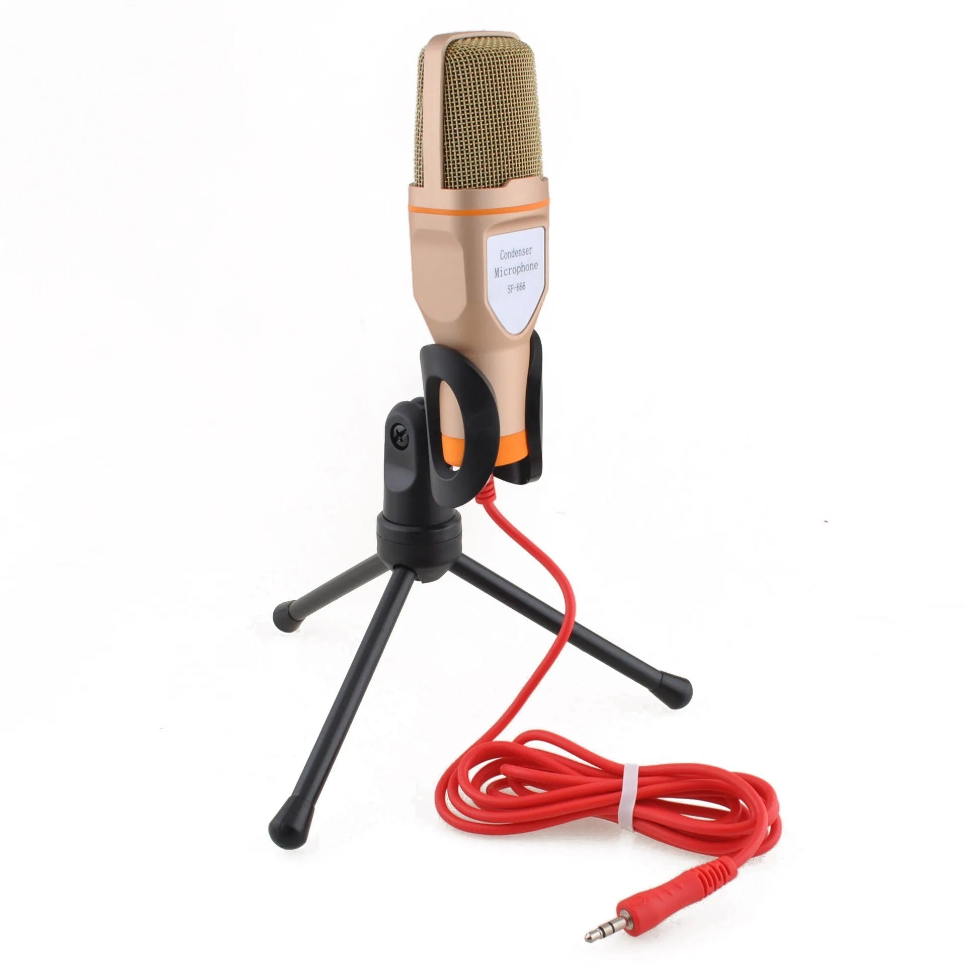 Microfone Estéreo 3,5mm – Voz Clara e Fácil Instalação
