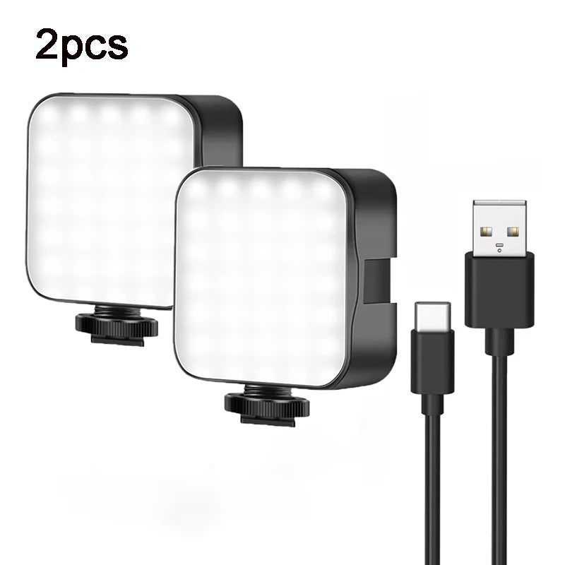 Luminária LED Recarregável – Fotos e Vídeos com Mais Qualidade