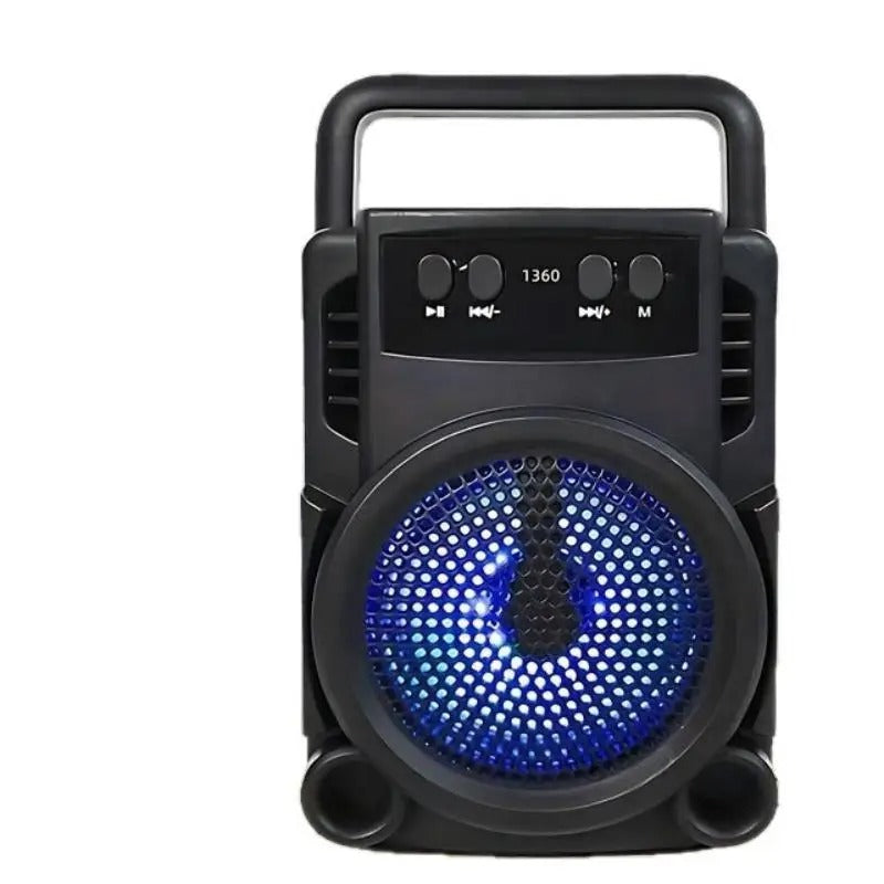 Caixa de Som Bluetooth – Som Potente e Iluminação LED