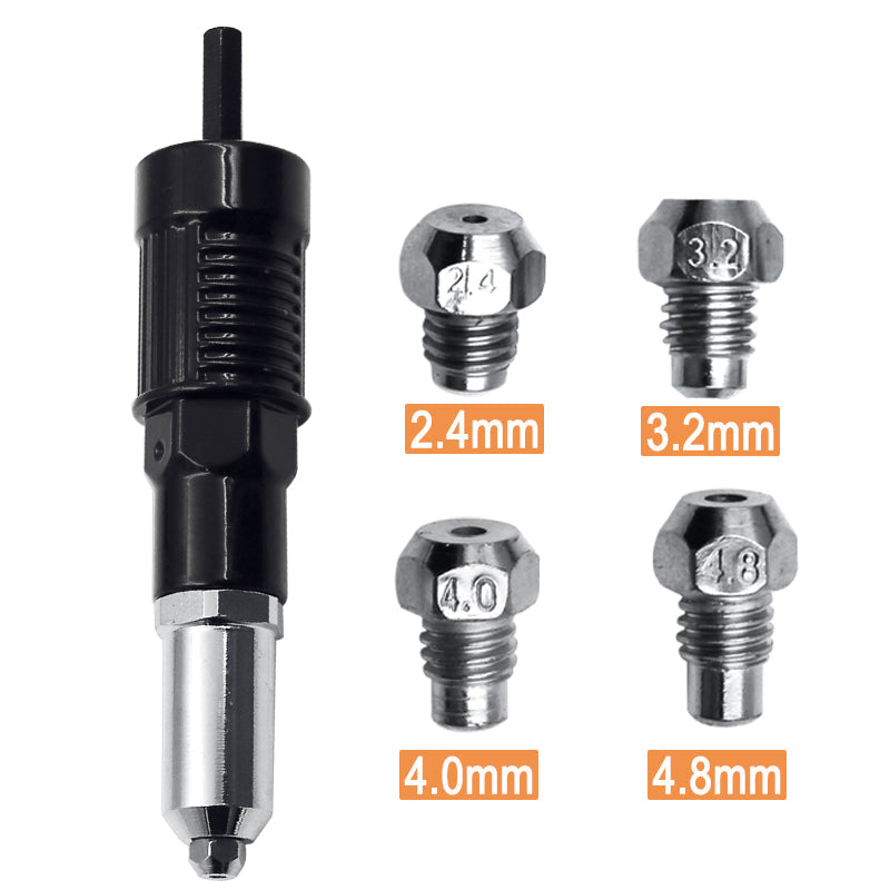 Kit Rebitadeira Elétrica Adaptável Profissional