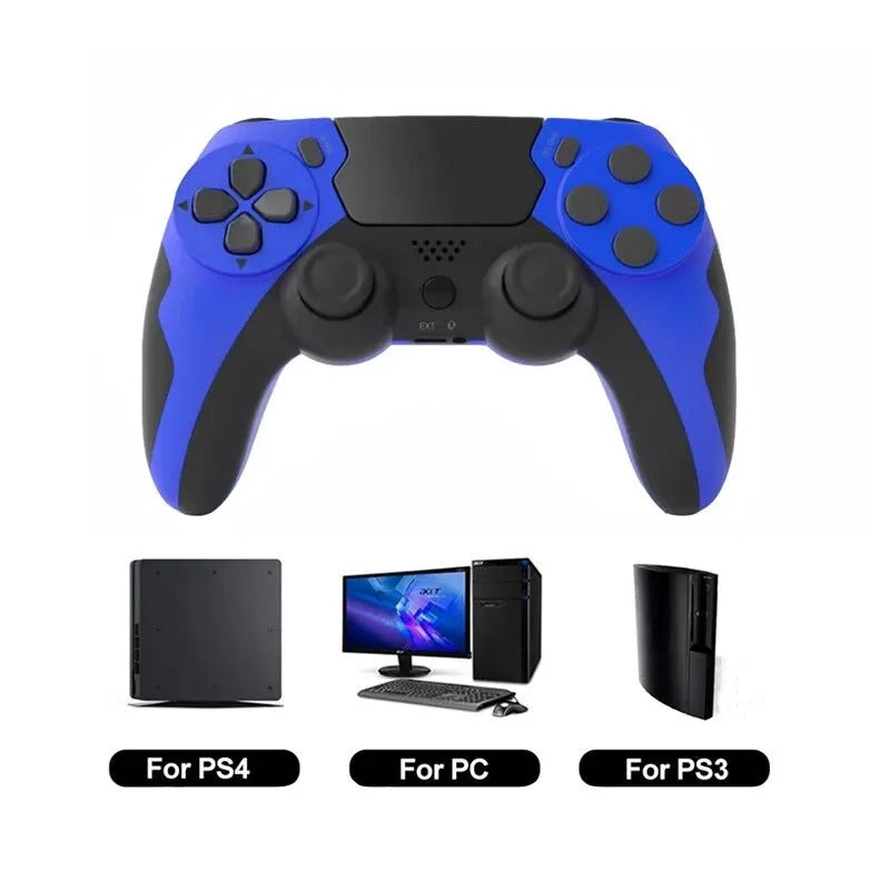 Controle Sem Fio GAMINJA P48 — Vibração Dupla, Giroscópio 6 Eixos, PS3/PS4/PC