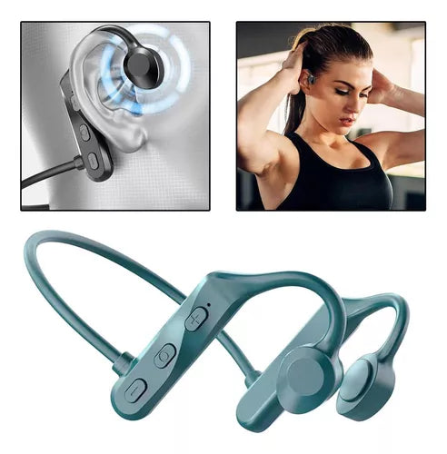 Fone Ósseo Sem Fio — Bluetooth 5.0 Esportivo