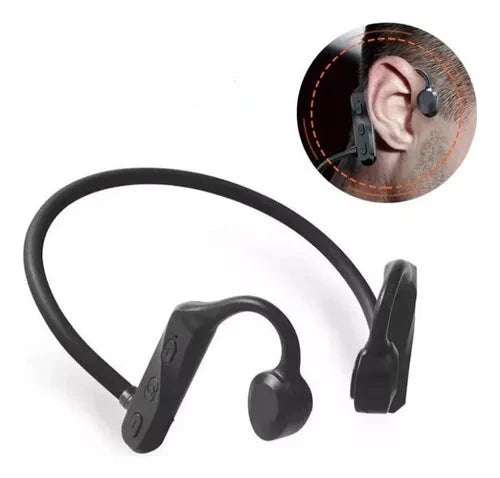 Fone Ósseo Sem Fio — Bluetooth 5.0 Esportivo