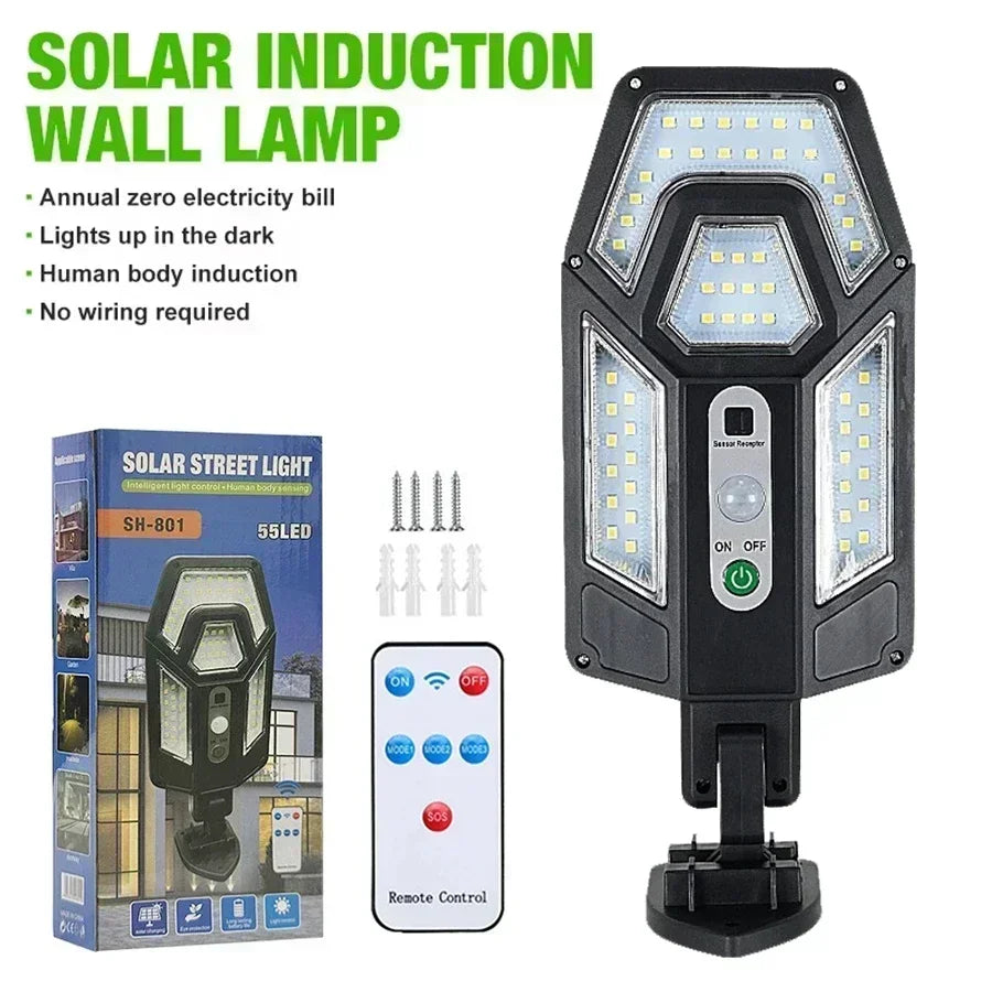 Luminária Solar COB 108 com Sensor de Movimento — COMPRE 2 LEVE 4