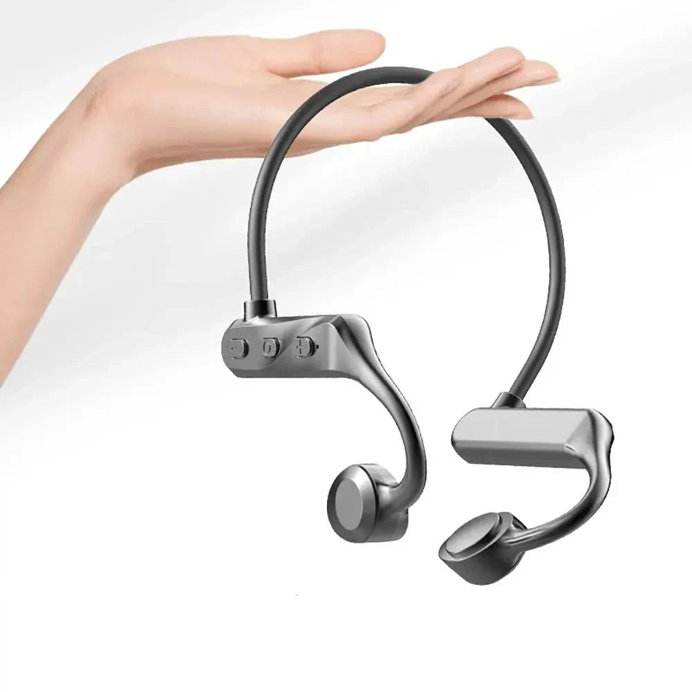 Fone Ósseo Sem Fio — Bluetooth 5.0 Esportivo