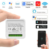 Mini Interruptor Inteligente Wi-Fi — Controle por App e Voz para Casa Automatizada