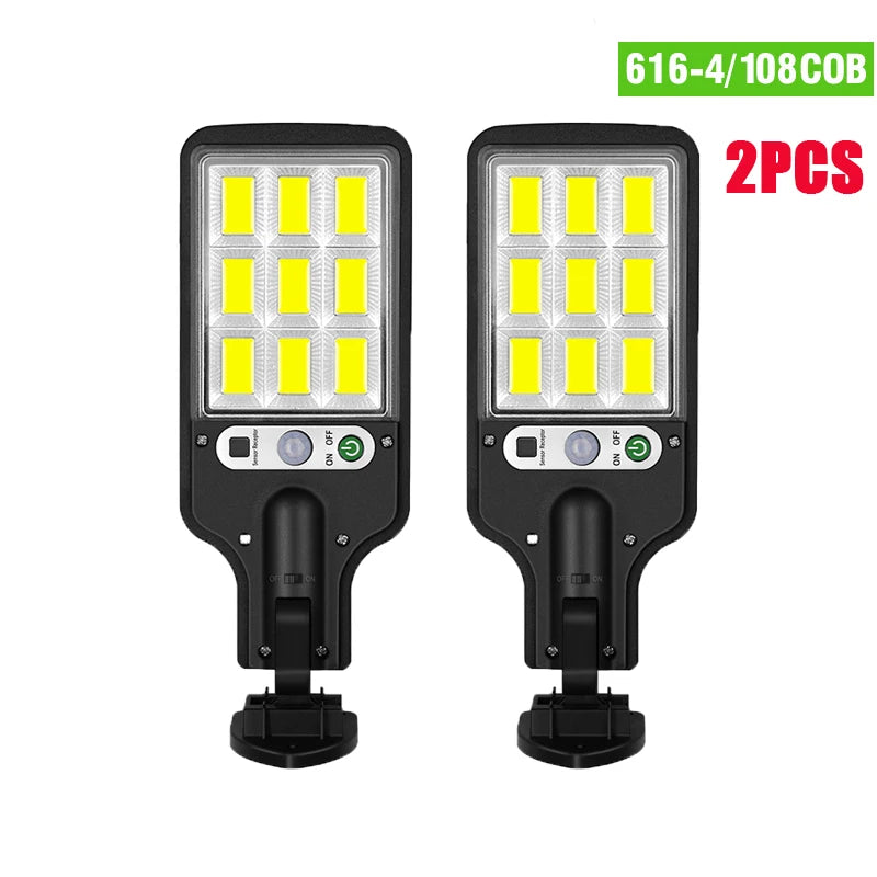 Luminária Solar COB 108 com Sensor de Movimento — COMPRE 2 LEVE 4