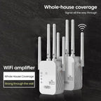 Roteador e Amplificador de Sinal Dual Band: Wi-Fi de Longo alcance para pequenos escritórios melhore a conectividade da sua empresa com alta velocidade e cobertura estável em todos os ambientes.