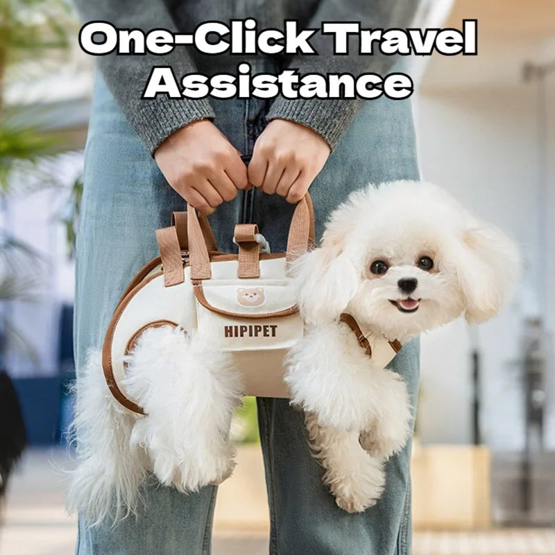 Mochila Pet Leva Fácil Respirável para Cães e Gatos – Passeio e Viagem