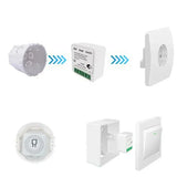 Mini Interruptor Inteligente Wi-Fi — Controle por App e Voz para Casa Automatizada