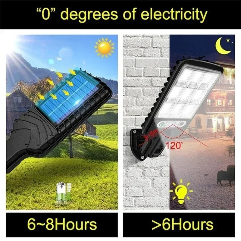 Luminária Solar COB 108 com Sensor de Movimento — COMPRE 2 LEVE 4