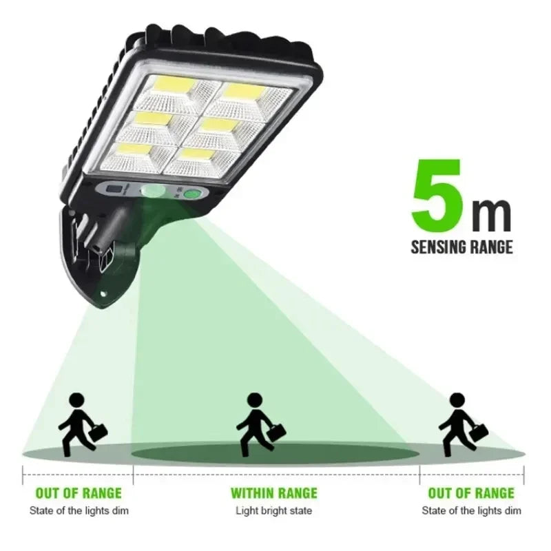 Luminária Solar COB 108 com Sensor de Movimento — COMPRE 2 LEVE 4