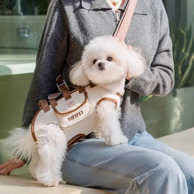 Mochila Pet Leva Fácil Respirável para Cães e Gatos – Passeio e Viagem