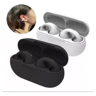 Fone de Ouvido por Condução Óssea Bluetooth 5.3 — 6h de Bateria, IPX5, Sem Tampão