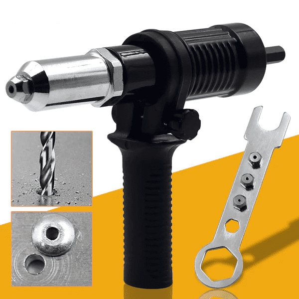 Kit Rebitadeira Elétrica Adaptável Profissional