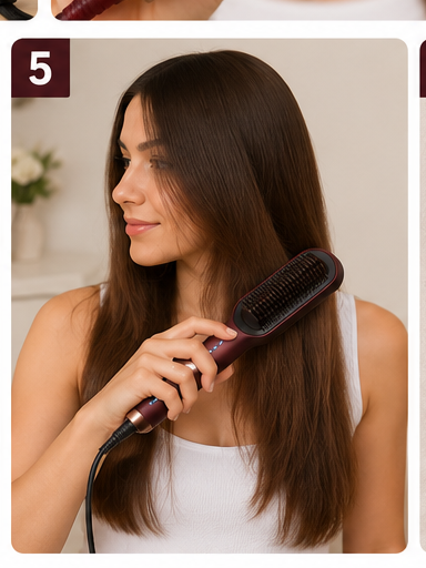 RedGloss™ Pro – Sua Escova Alisadora 3 em 1 (Edição Luxo)