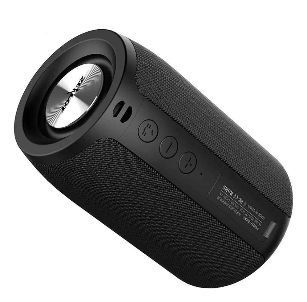 Caixa de Som Bluetooth Portátil — Som Potente, À Prova d'Água, Bateria 1800mAh