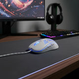 Mouse Gamer Sem Fio RGB – Precisão e Conforto Ergonômico
