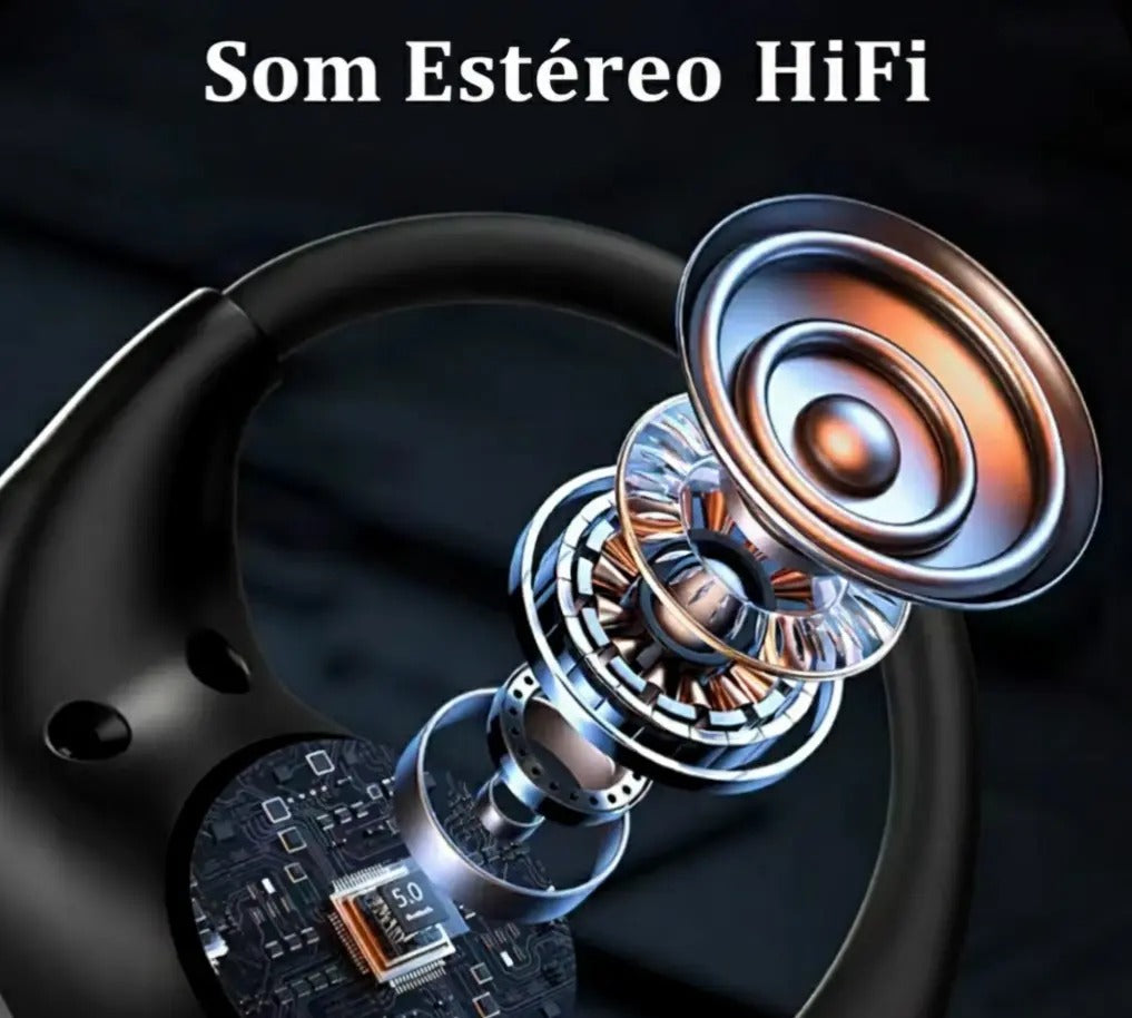 Fone Bluetooth 5.4 – Liberdade e Som de Alta Qualidade