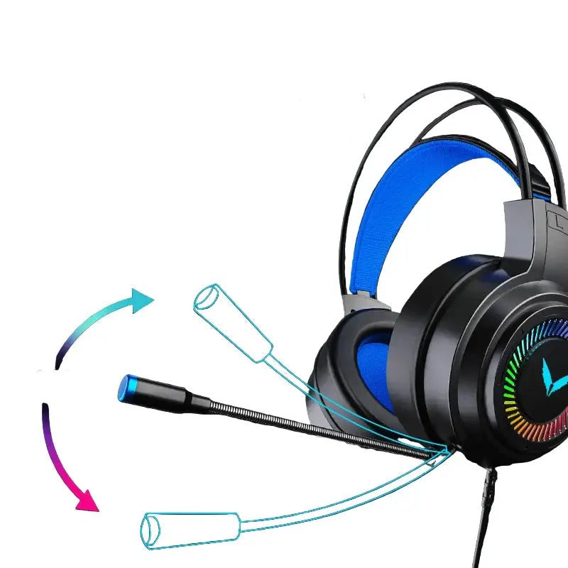 Headset Gamer G58/G60 – Áudio Surround e Visual LED
