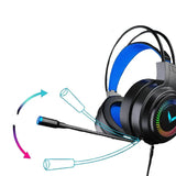Headset Gamer G58/G60 – Áudio Surround e Visual LED