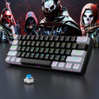 Teclado Mecânico 60% RGB — Performance Compacta Pra Quem Joga e Digita Sério