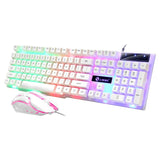 Kit Teclado e Mouse Gamer LED RGB — Setup Completo, Estilo de Sobra