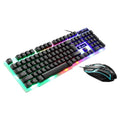 Kit Teclado e Mouse Gamer LED RGB — Setup Completo, Estilo de Sobra