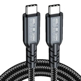 Cabo USB 4 Tipo C para C 3M 1M 40Gbps Gen3, Carregamento Rápido de 240W, 8K 60Hz, Link de Dados PD Thunderbolt 3 4 para Laptop Samsung MacBook PS5