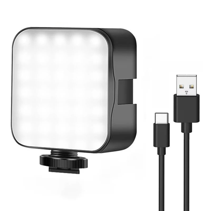 Luminária LED Recarregável – Fotos e Vídeos com Mais Qualidade