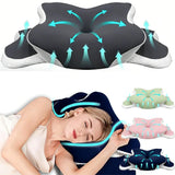 Travesseiro Ortopédico Viscoelástico – Alívio Cervical para Quem Dorme de Lado, de Costas ou de Bruços
