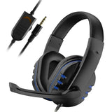 Headset Gamer com Fio e Microfone — Redução de Ruído para PC, PS4, PS5 e Switch