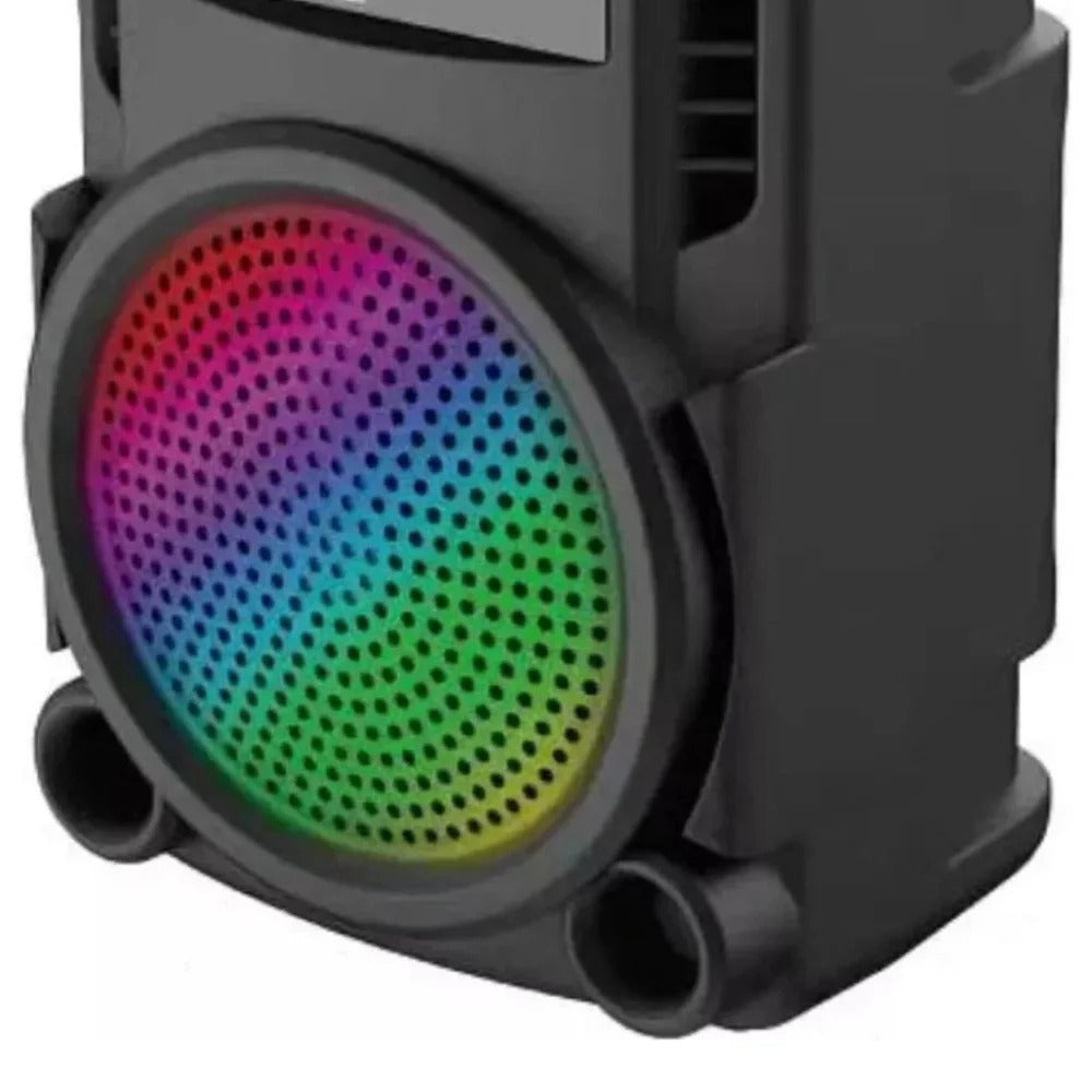 Caixa de Som Bluetooth – Som Potente e Iluminação LED