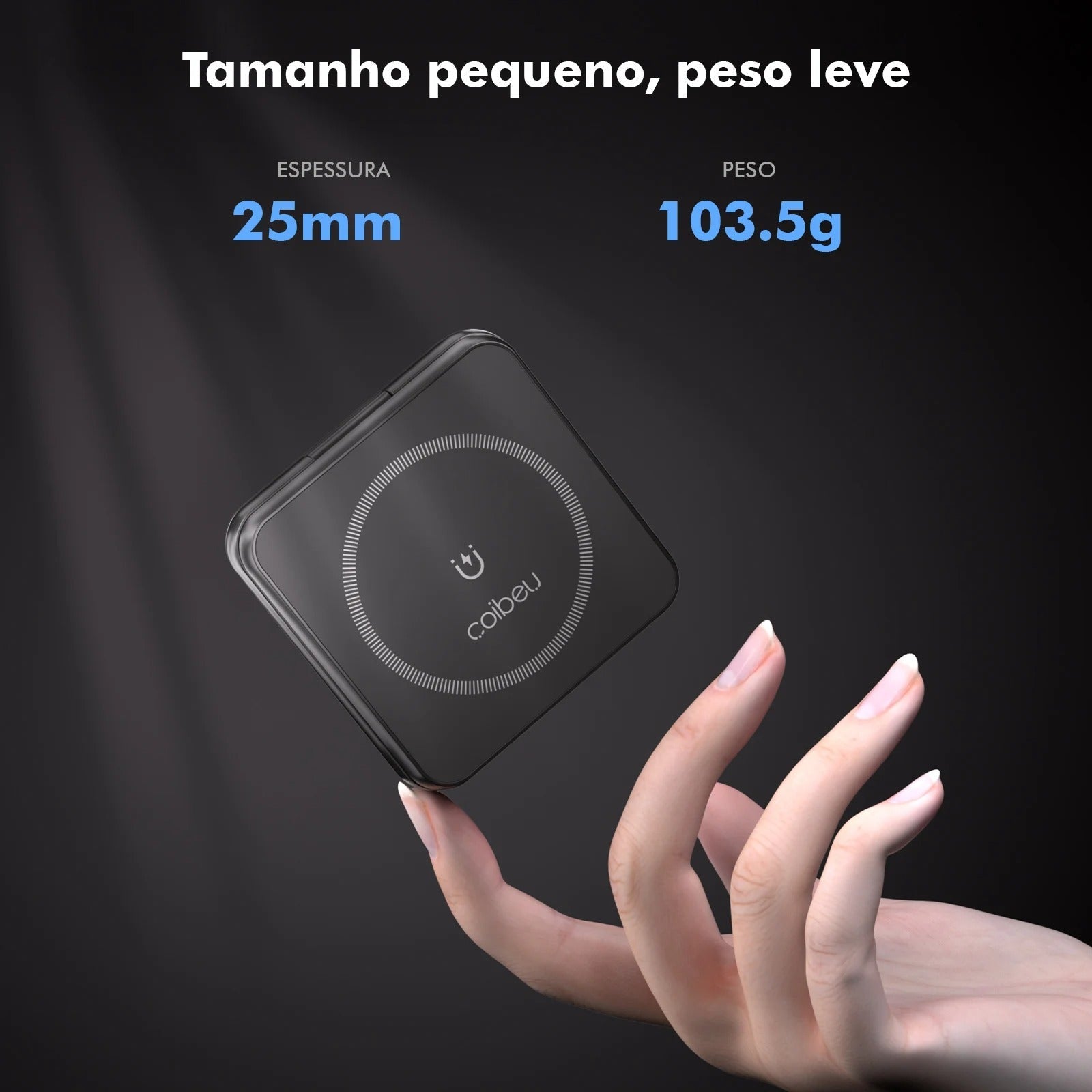 Carregador Magnético 3 em 1 – Praticidade e Carregamento Rápido