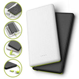 Power Bank 10000mAh Compacto — Carregamento Rápido com Cabo Integrado