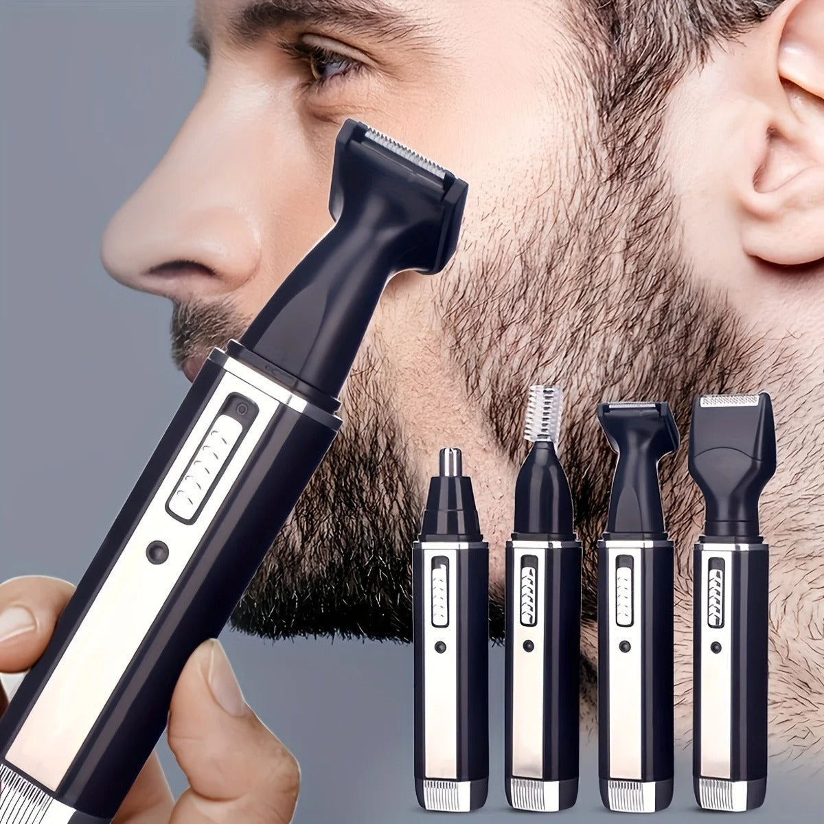 Kit Aparador Masculino 4 em 1 – Precisão e Praticidade Diária