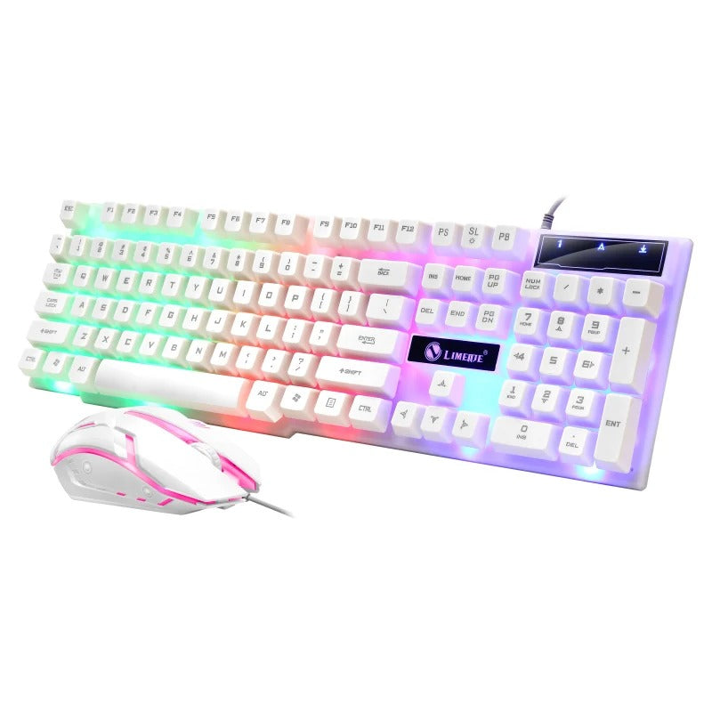 Kit Teclado e Mouse Gamer LED RGB — Setup Completo, Estilo de Sobra