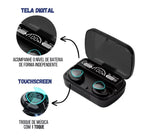 Fone de Ouvido Bluetooth TWS M10 F9 — Som Livre, Bateria Sempre por Perto