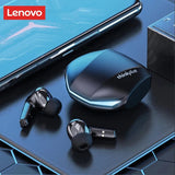 Fone Bluetooth 5.4 Lenovo GM2 Pro TWS — Baixa Latência, Modo Jogo e Música, Controle Touch