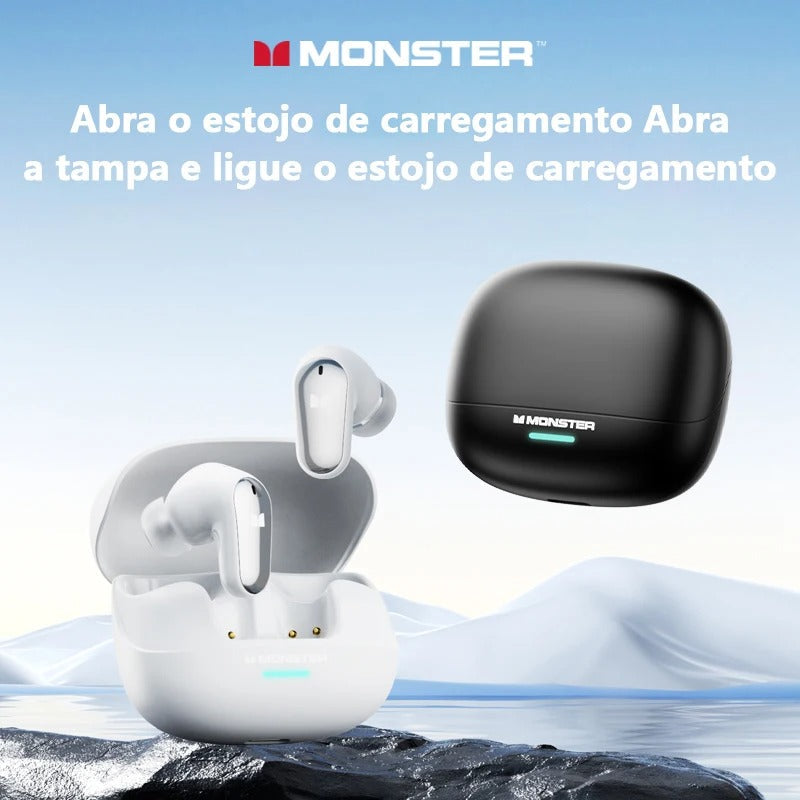 Headphone Monster MQT52 – Áudio Imersivo e Conexão Estável