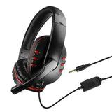 Headset Gamer com Fio e Microfone — Redução de Ruído para PC, PS4, PS5 e Switch