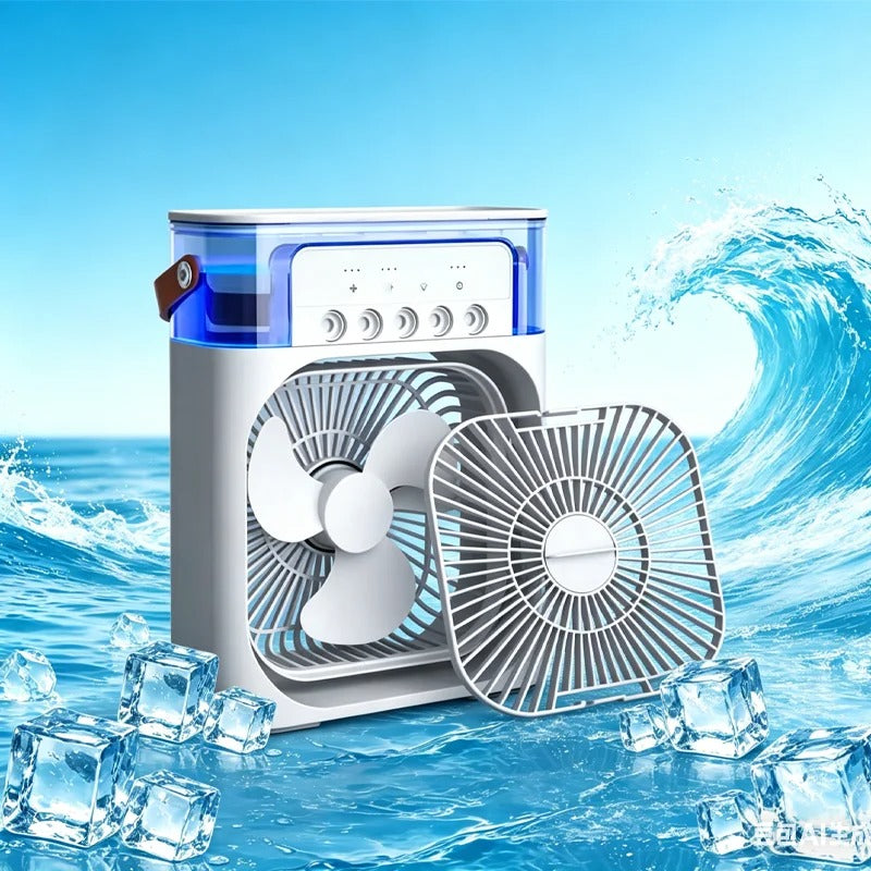 Mini Climatizador Portátil – Resfriamento e Umidificação Eficiente