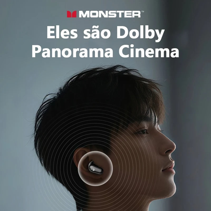 Headphone Monster MQT52 – Áudio Imersivo e Conexão Estável