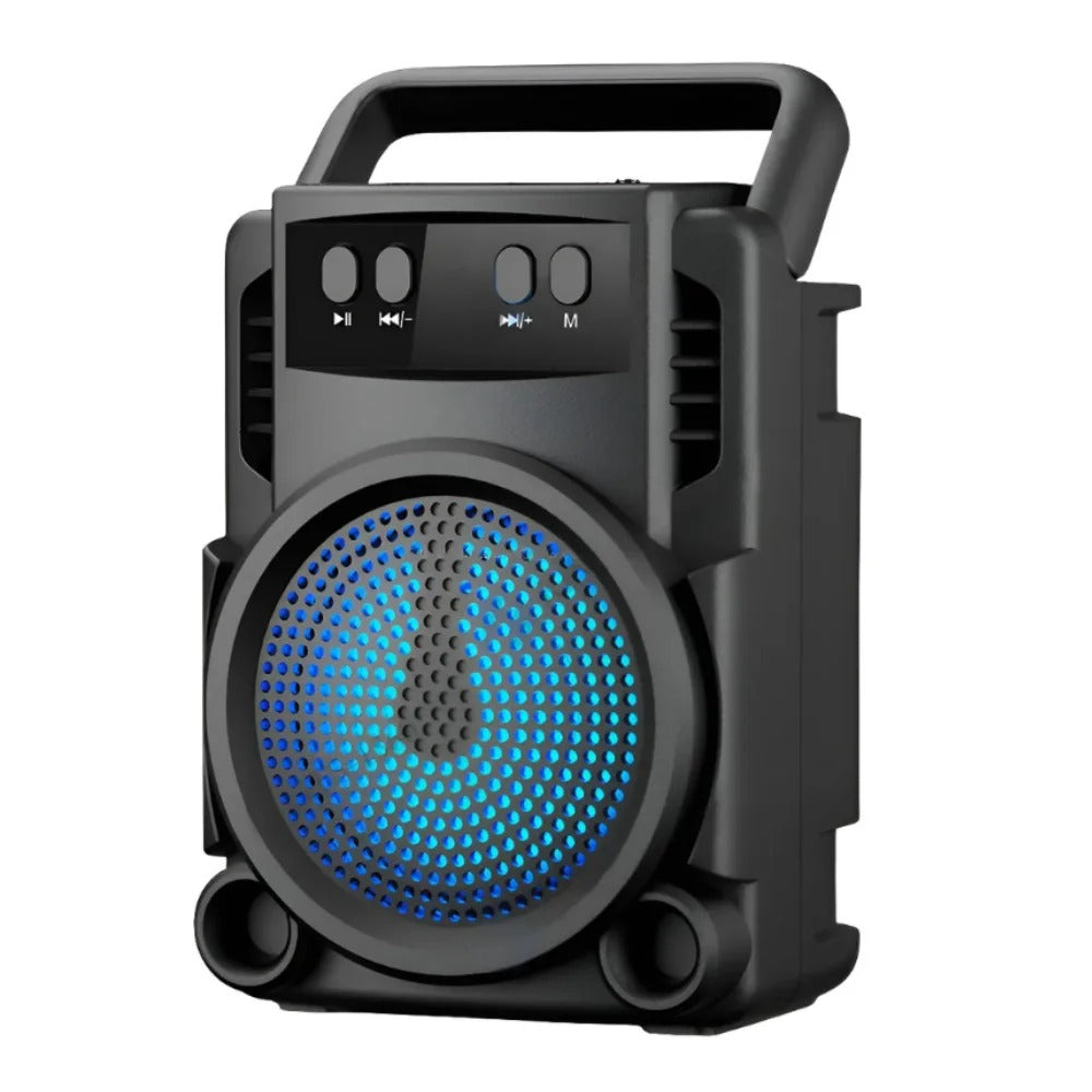Caixa de Som Bluetooth – Som Potente e Iluminação LED