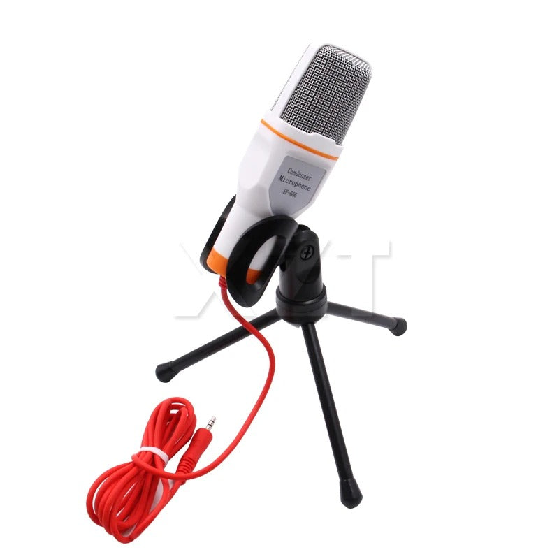 Microfone Estéreo 3,5mm – Voz Clara e Fácil Instalação
