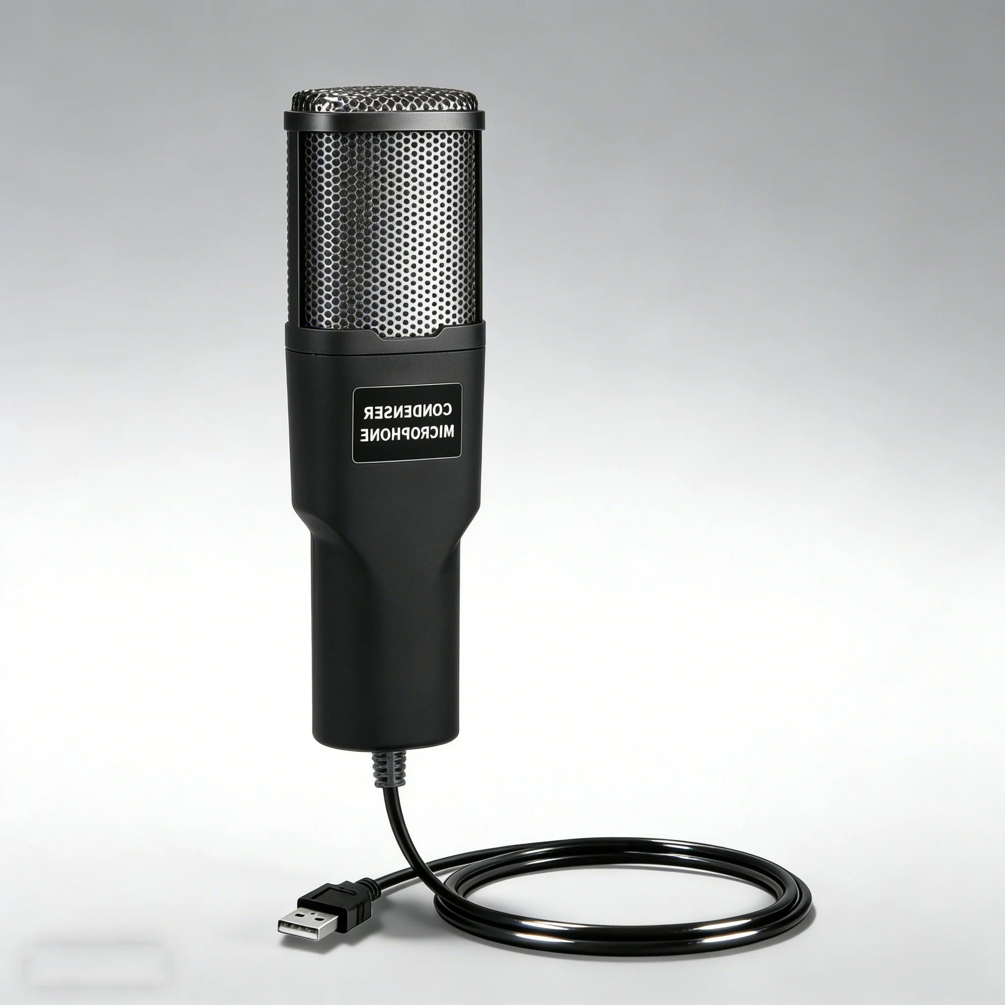 Microfone USB para PC – Voz Nítida e Qualidade de Estúdio