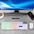 Kit Teclado e Mouse Gamer LED RGB — Setup Completo, Estilo de Sobra