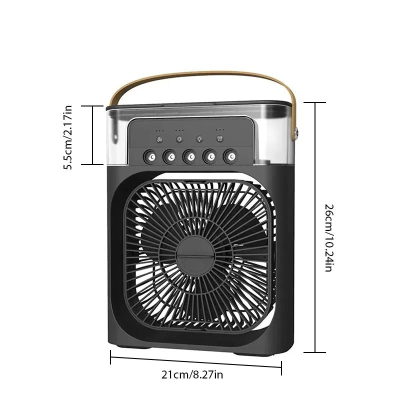 Mini Climatizador Portátil – Resfriamento e Umidificação Eficiente