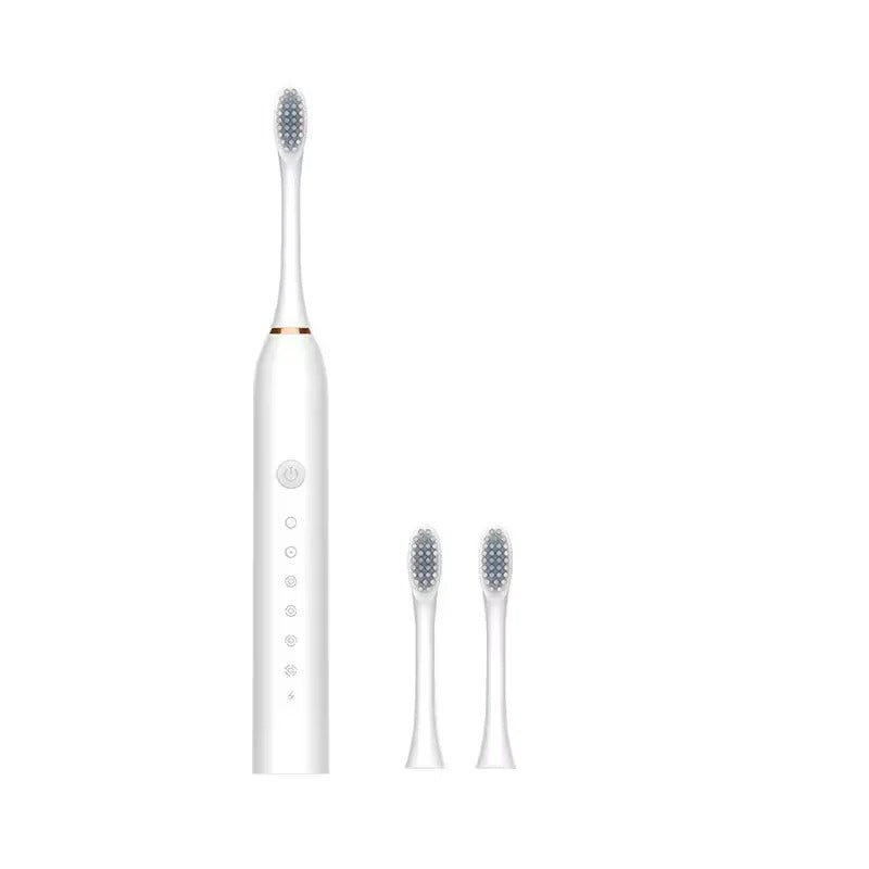 Escova Elétrica Sônica 42.000 VPM — 6 Modos, USB e à Prova d'Água