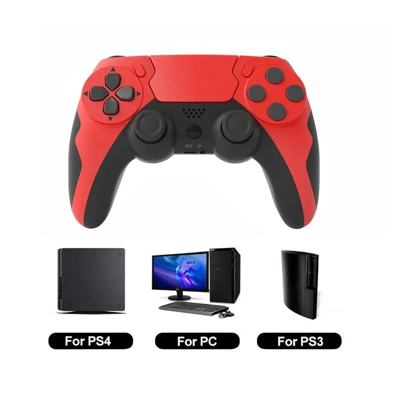 Controle Sem Fio GAMINJA P48 — Vibração Dupla, Giroscópio 6 Eixos, PS3/PS4/PC